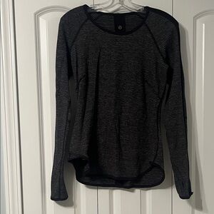 lululemon athletica Black Long Sleeve Sweatshirt